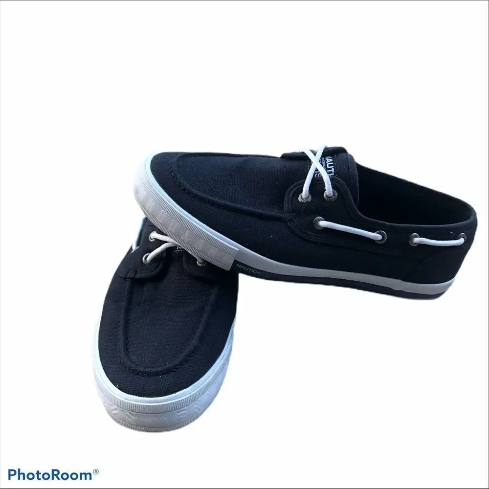 Nautica Men’s Spinnaker Canvas Boat Shoes‎ Size 7.5